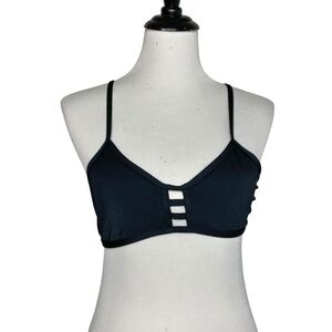 Jolyn Womens Tomcat Swim Bikini Top Size Large Strappy Tie Back Beach Swimwear